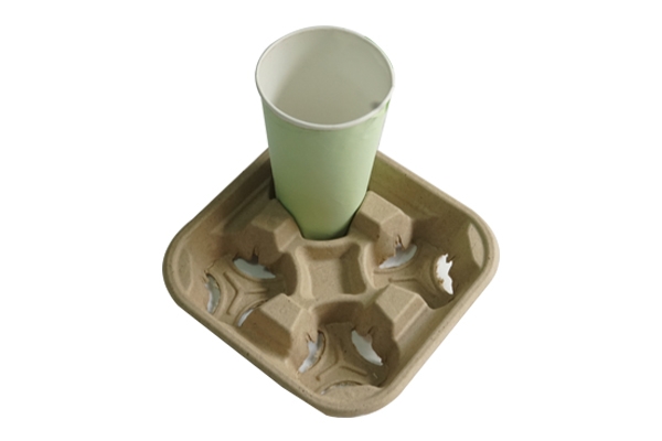 Take-out milk tea cup holder